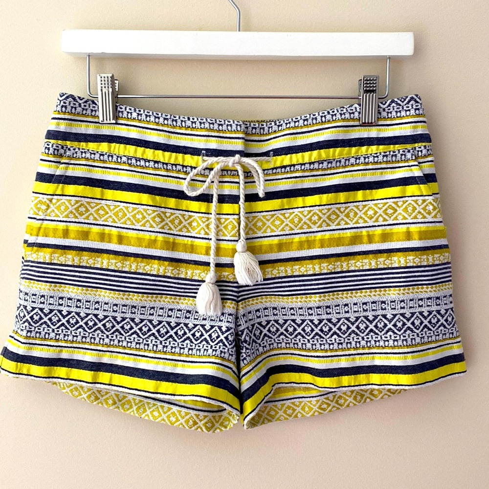 Ann Taylor LOFT multi colored striped shorts size 00